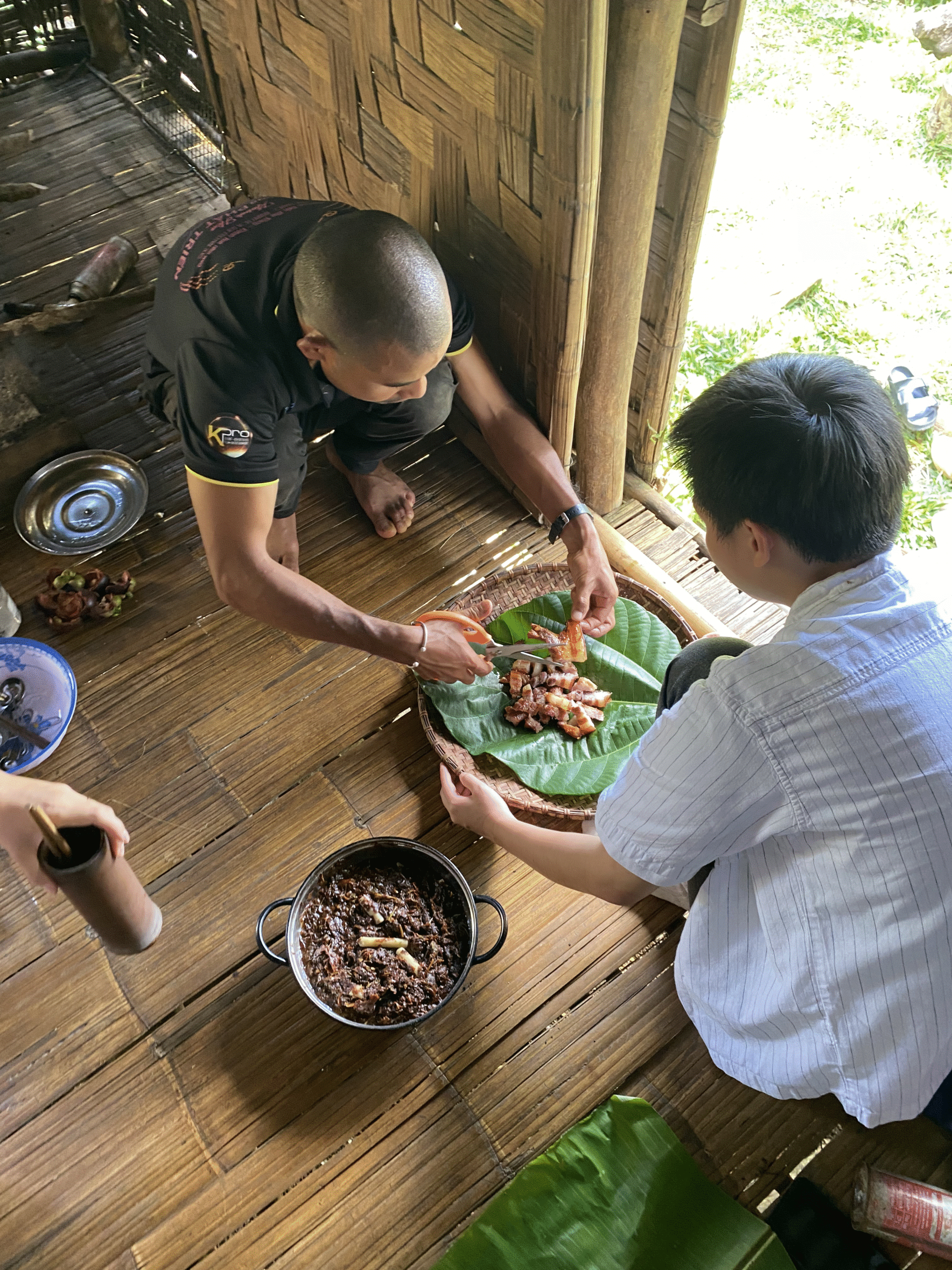 Local guide with tourists